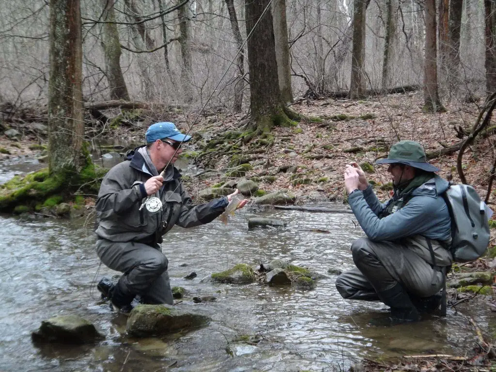 Graham Training with coach and competition angler George Daniel