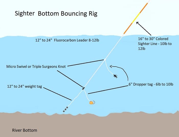 Advanced Steelhead Bottom bouncing rig
