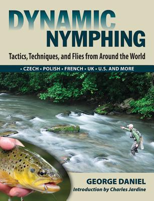 This is an image of the book Dynamic Nymphing. A book about "No weights" Fly Fishing.