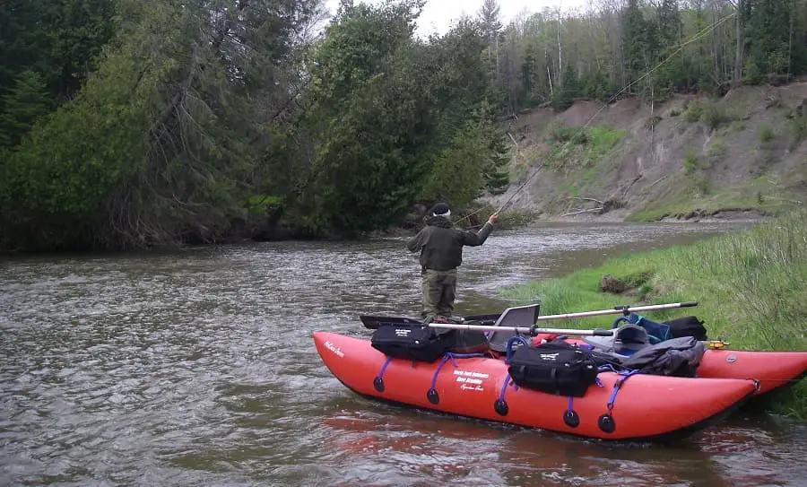 Fly Fishing boats like this can get you to untouched waters