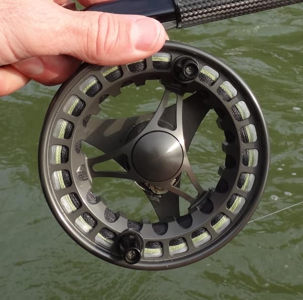 Ported reels like this Raven T5 are lighter