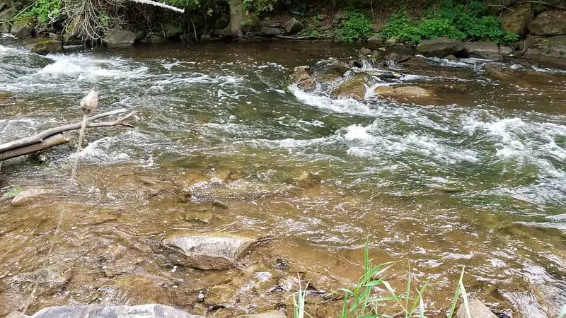 Fly fishing nymphs in fast water