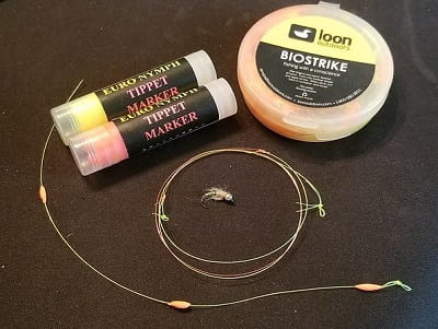 My Sighter setup when fly fishing nymphs