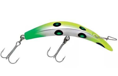 The Kwikfish K series Flo Chartreuse/Green UV is one of the best salmon lures