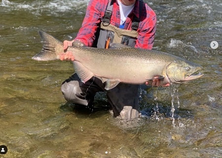 fishing salmon in New York