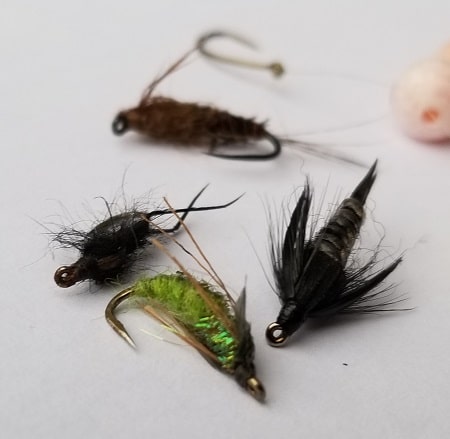 Black stoneflies are excellent winter steelhead flies