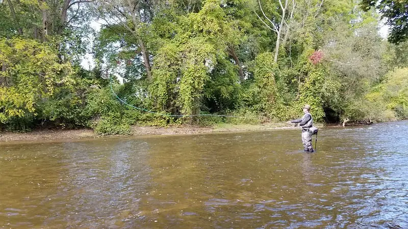 Spey fishing for steelhead