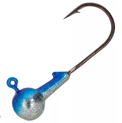 Metallic Steelhead Jig Head, Blue Silver