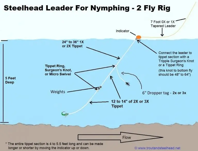 Steelhead Leader Setup For Nymphing: 3 Best Leaders 2024