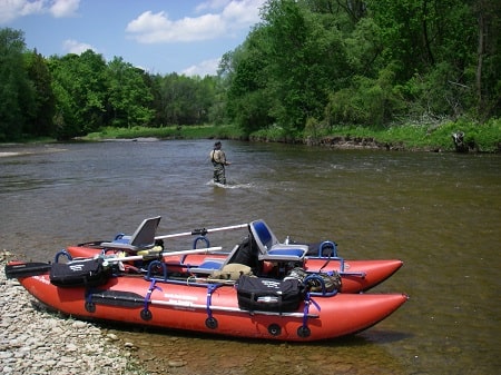 A 10 foot rod on a 50 foot wide steelhead river