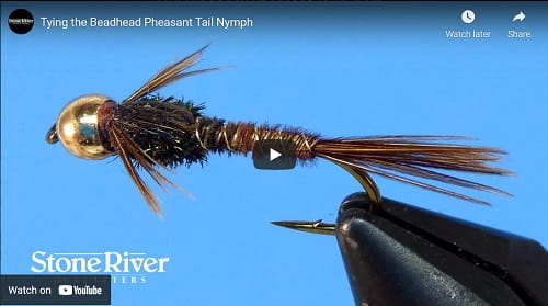 The pheasant tail nymph is a great winter steelhead fly