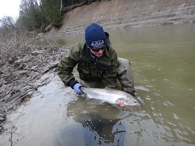 Steelhead fishing in the spring