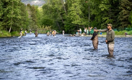 Salmon Fishing On The Salmon River