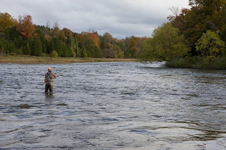 Fall is good time to be salmon fishing on the Salmon River.
