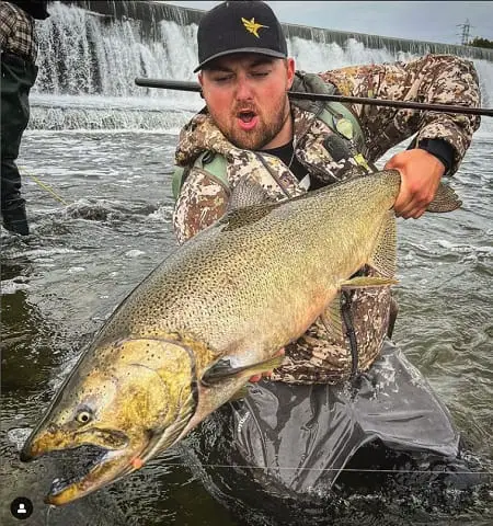 Salmon like this one do hit beads