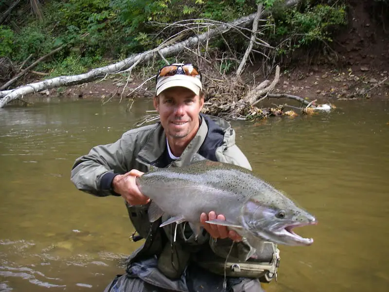 Big steelhead like this can be caught using the bobber doggin method.