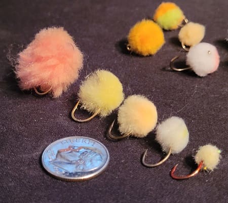 Basic Egg flies in all sizes