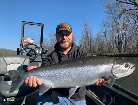 Fall Steelhead from Fire Plug Charters Captain Alex Bialik