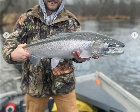 Michigan fall steelhead from Fire Plug Charters