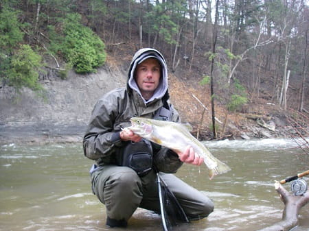 A steelhead from one of the best Pennsylvania steelhead rivers