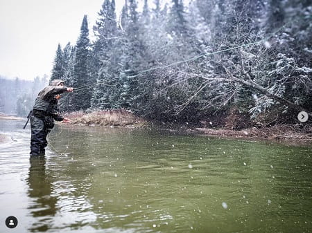 High rod fishing