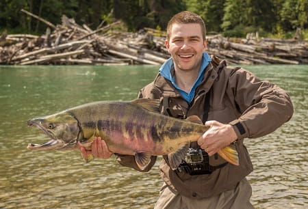 Jigging for salmon is good for Chum salmon too