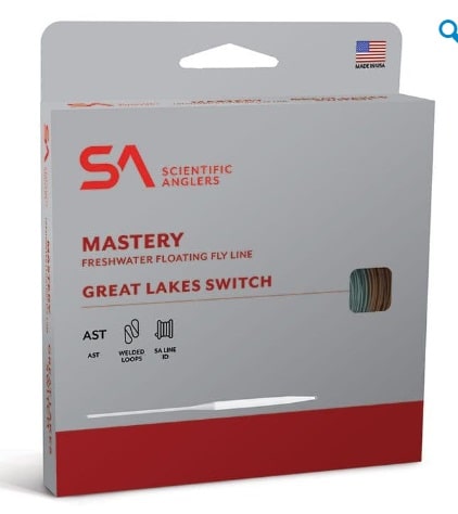 The Scientific Anglers Mastery Great Lakes Switch Line is one of the best switch rod fly lines for the Great lakes area.
