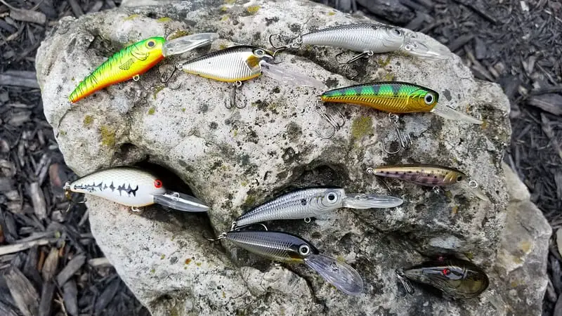 An assortment of my crankbaits for trout