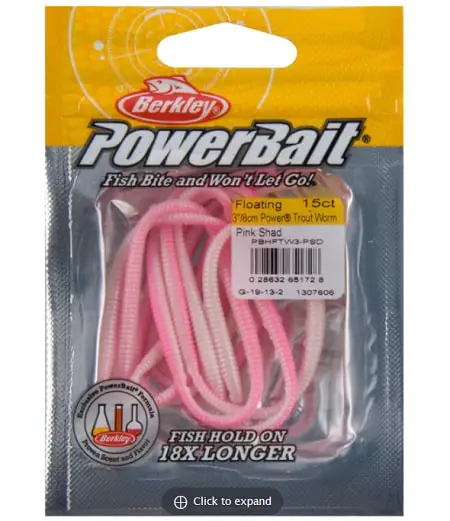 My favorite Powerbait product is the Berkley Powerbait Worm