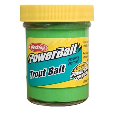 A jar of Powerbait Dough