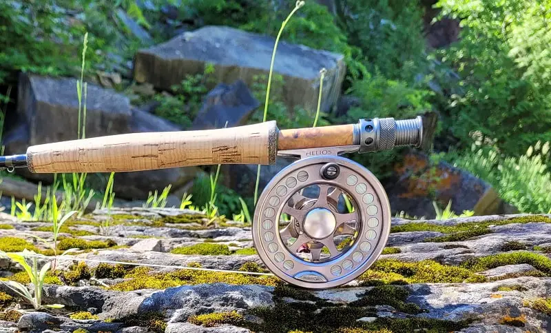 The is a silver fly reel that looks similar to the above Centerpin reel.