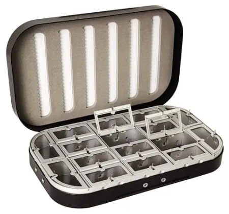 Aventik Aluminum Fly Fishing Box Slit Foam with Compartments