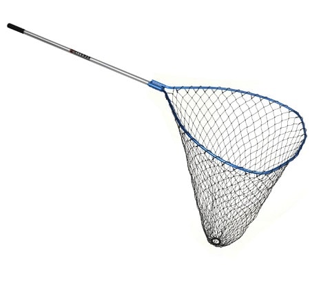 This is the Beckman BN3543S Landing Net which is one to the best boat nets for salmon that uses an uncoated mesh.