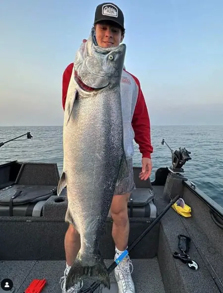 Catching king salmon on the great lakes is a good place to start.