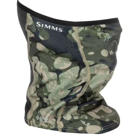The Simms Gore-Tex Infinium Neck Gaiter is one of the best gaiters for cold weather fishing.