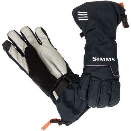 These ice fishing gloves are the Simms Men's Challenger Insulated Gloves