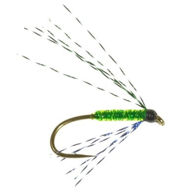 This is the Sockeye Lantern in Green which is one of the best flies for sockeye salmon