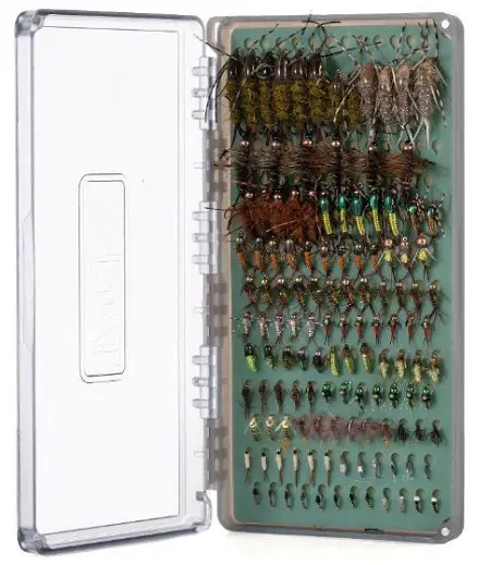 the Tacky Original Fly Box with flies in it.