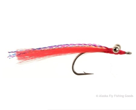 This is the Humpy Hooker which is the best fly for pink salmon on the West Coast and in Alaska.