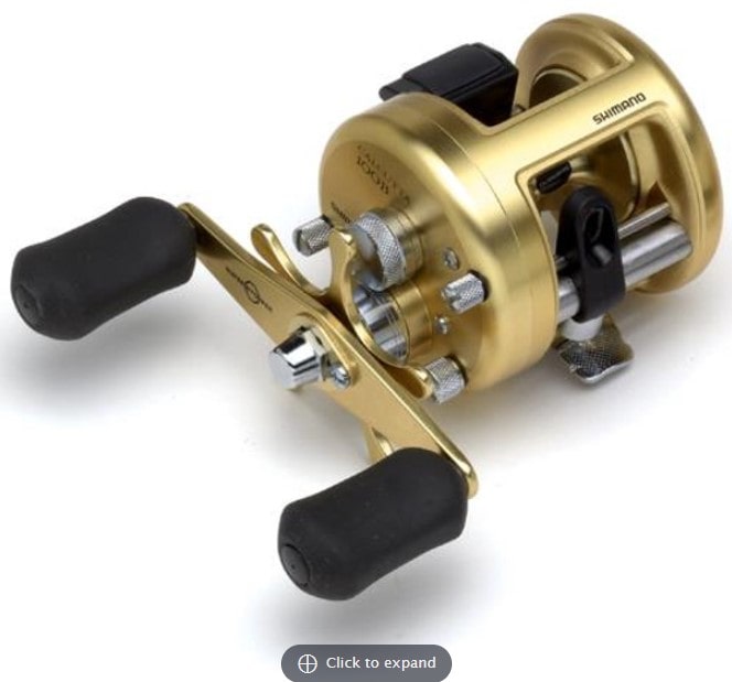 This is the Shimano Calcutta 400 which is the best Round Baitcaster for salmon.