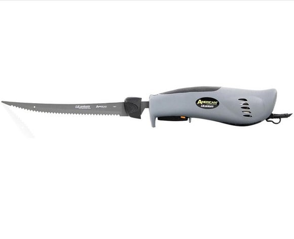 This is the American Angler PRO Titanium Electric Fillet Knife which a great electric fillet knife for anglers.