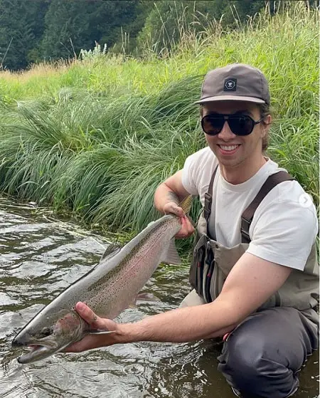 A summer steelhead caught by Savage and Smith Steelhead Co.