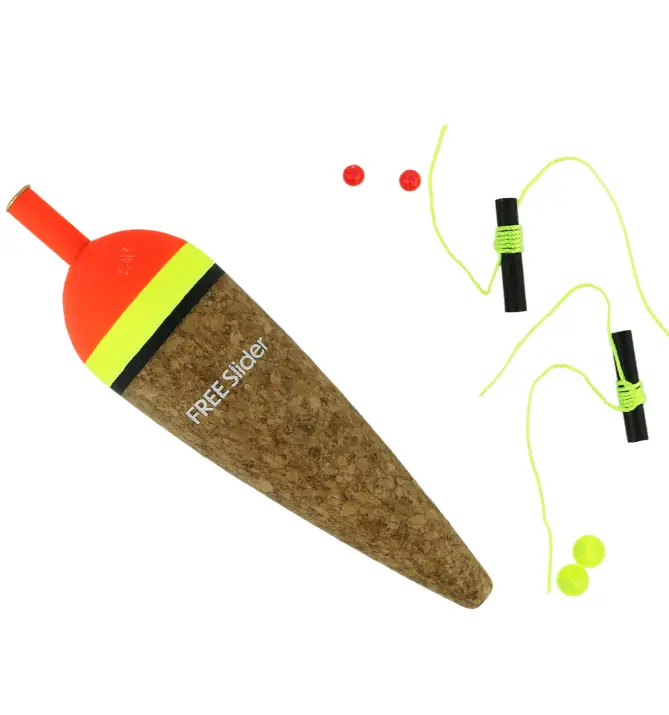 This is the BnR Tackle Free Slider Cork slip float kit with bobber stops and beads