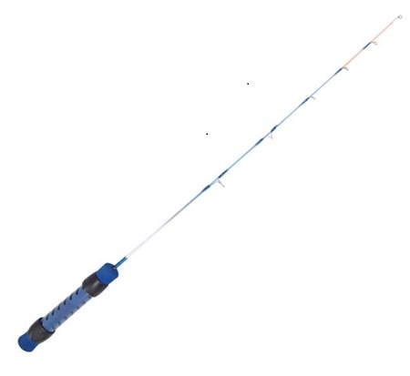 This is the HT Enterprises Ice Blue Super Flex Ice Fishing Rod which is one of the most popular ice fishing rods.