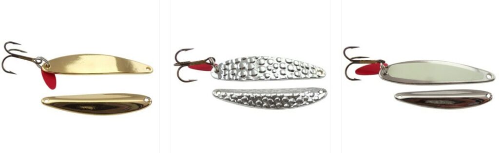 This is the Swedish Pimple jigging spoon which is claimed to be one of the best lures for ice ice fishing.