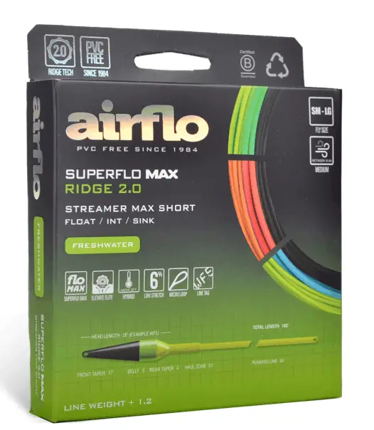 this is the Airflo Superflo Max Ridge 2.0 Streamer Max Short
