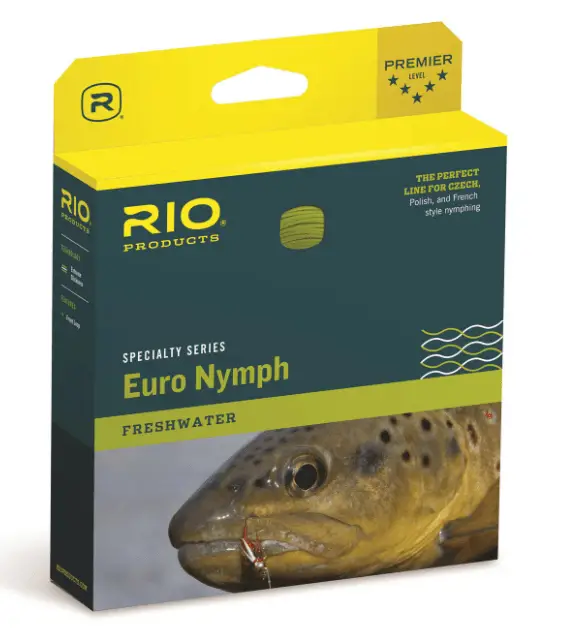 This is the RIO Specialty Series FIPS Euro Nymph Fly Line which is one of the best fly lines for Euro Nymphing